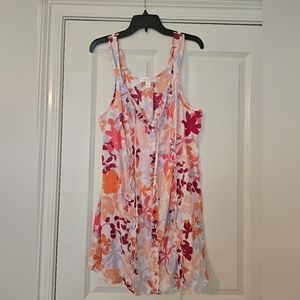 Oscar de la Renta floral chemise NWOT